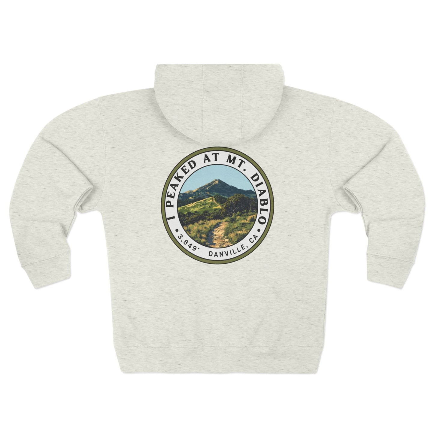 Mount Diablo, California Zip Hoodie