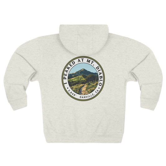 Mount Diablo, California Zip Hoodie