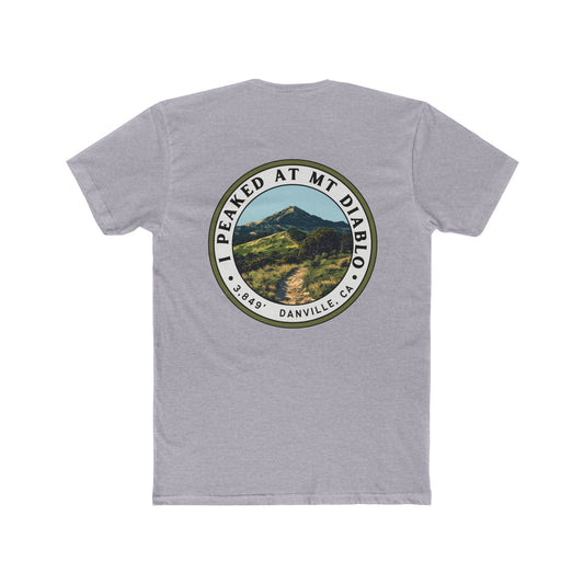 I Peaked at Mt Diablo Unisex Cotton Crew Tee - Summit Series