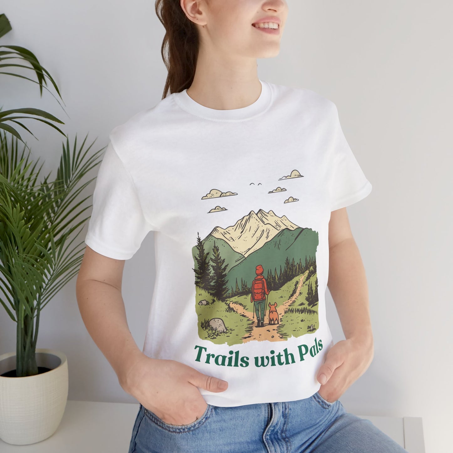 Trails with Pals Unisex Jersey Tee