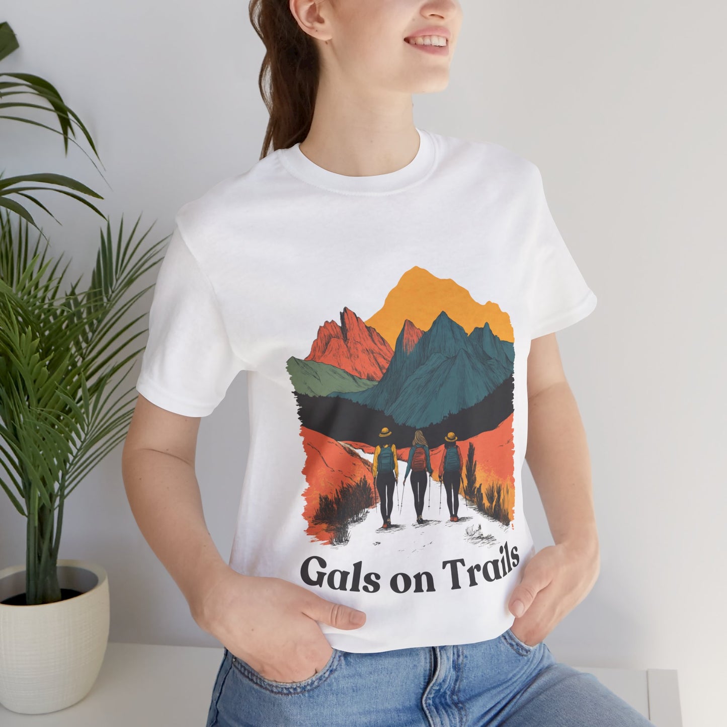 Gals on Trails Unisex Jersey Tee