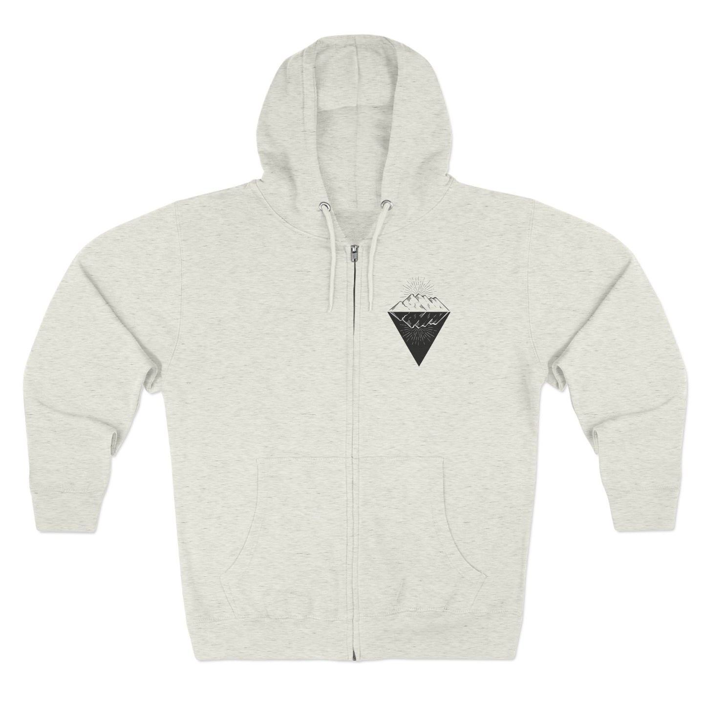 Mount Diablo, California Zip Hoodie