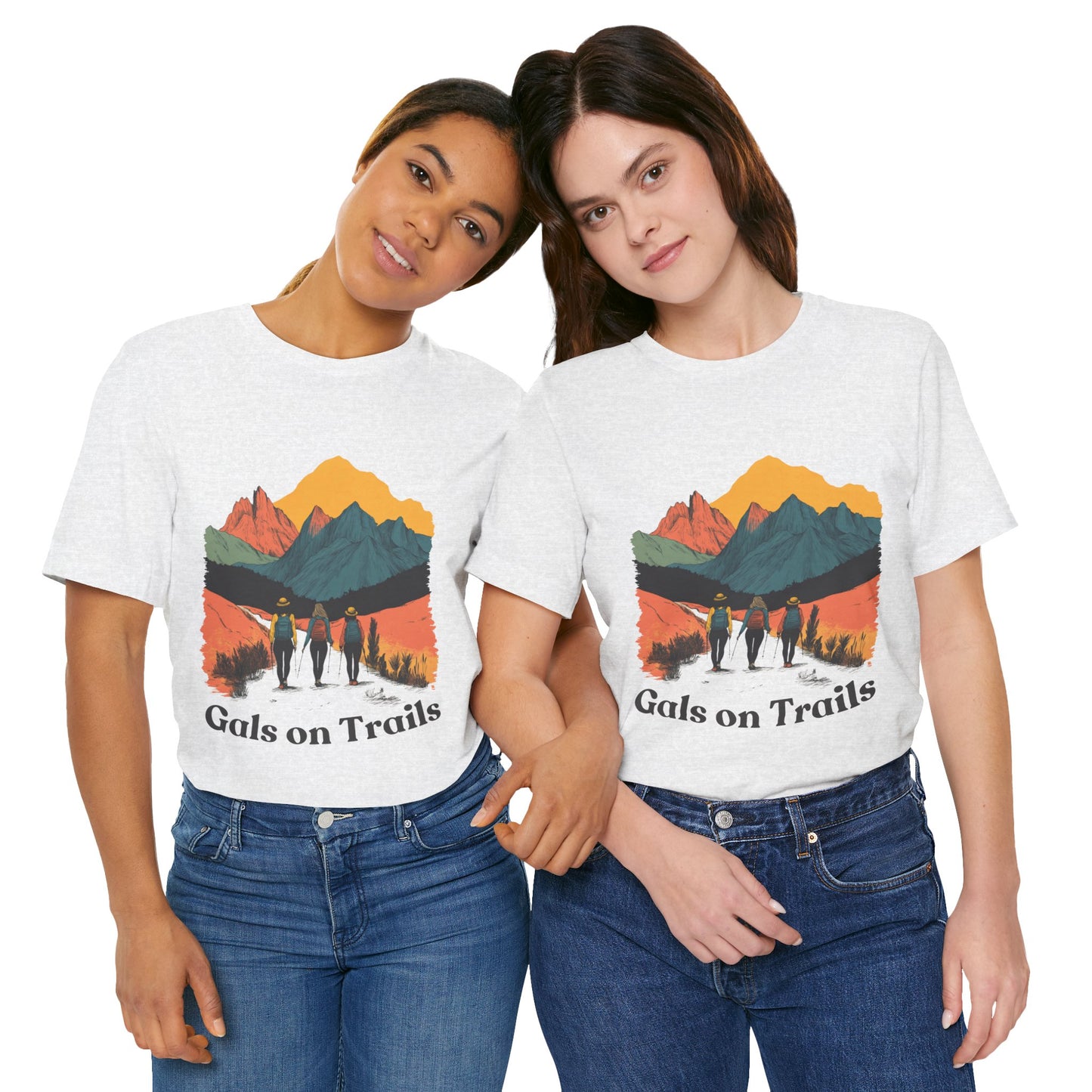 Gals on Trails Unisex Jersey Tee