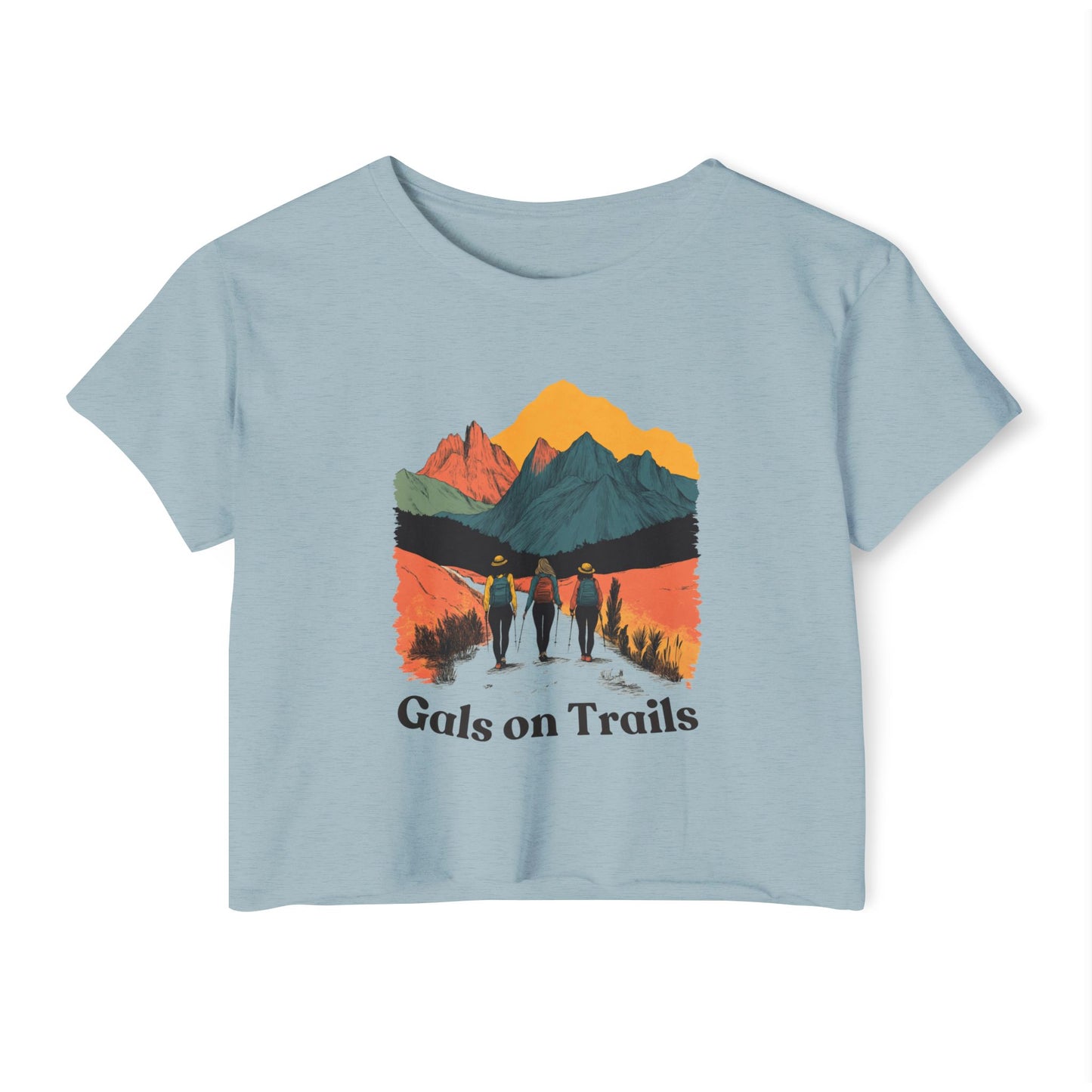 Gals on Trails Women's Crop Top