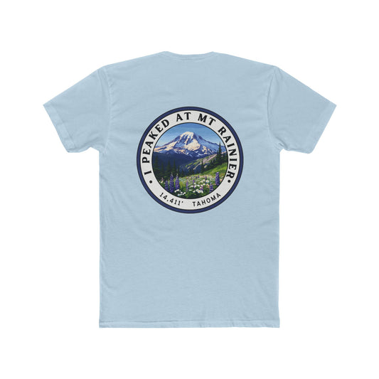 I Peaked at Mt Rainier Unisex Cotton Crew Tee - Summit Series