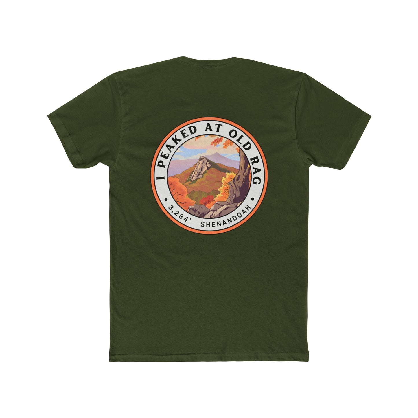 I Peaked at Old Rag Unisex Cotton Crew Tee - Summit Series